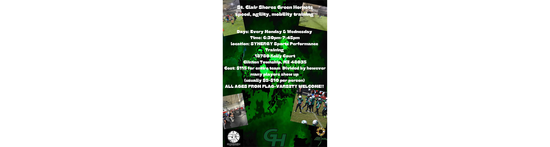 Green Hornets off season strength and conditioning 